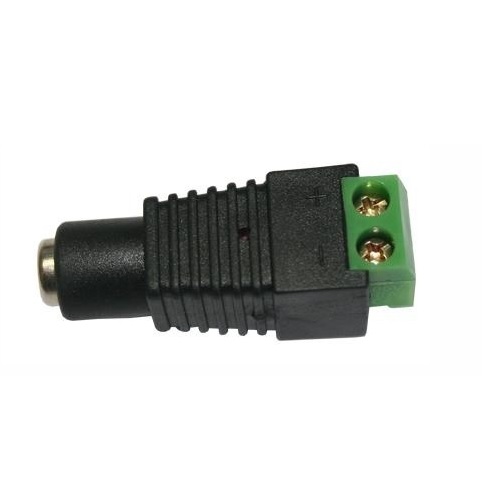 Imagen CONECTOR DE CORRIENTE O ENERGIA HEMBRA  PARA CAMARAS CCTV