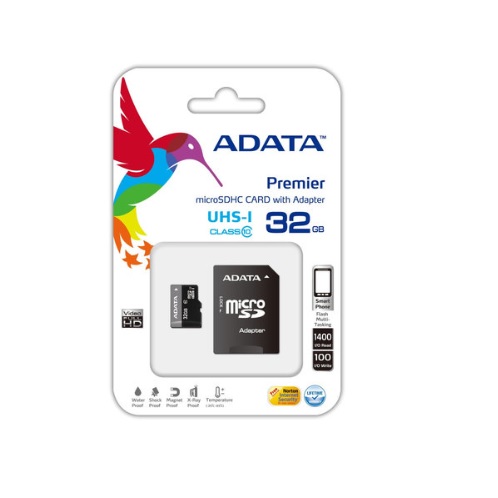 Imagen MEMORIA MICRO SD ADATA DE 32GB UHS-I CL10 A1 INC ADAPTADOR