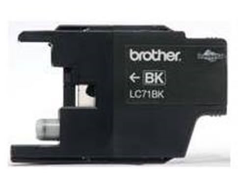 Imagen CARTUCHO DE TINTA NEGRO BROTHER LC71BK  PARA MFCJ280W/J825DW