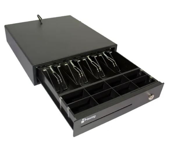 Imagen CAJON DE DINERO NEXTEP NE-514 4 BILLETES Y 8 PARA MONEDAS