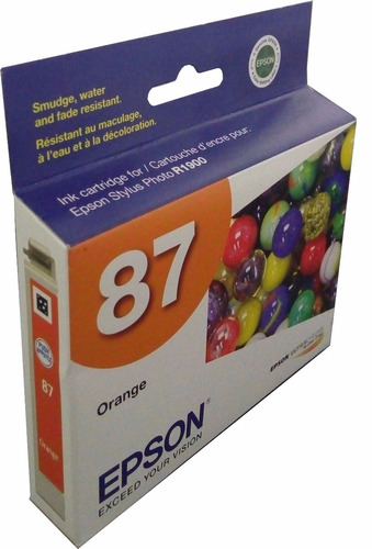 Imagen CARTUCHO DE TINTA NARANJA EPSON 87 T087920