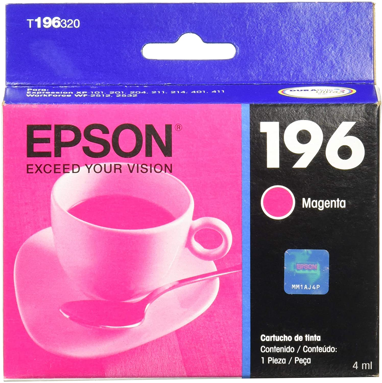 Imagen CARTUCHO DE TINTA MAGENTA EPSON 196 T196320