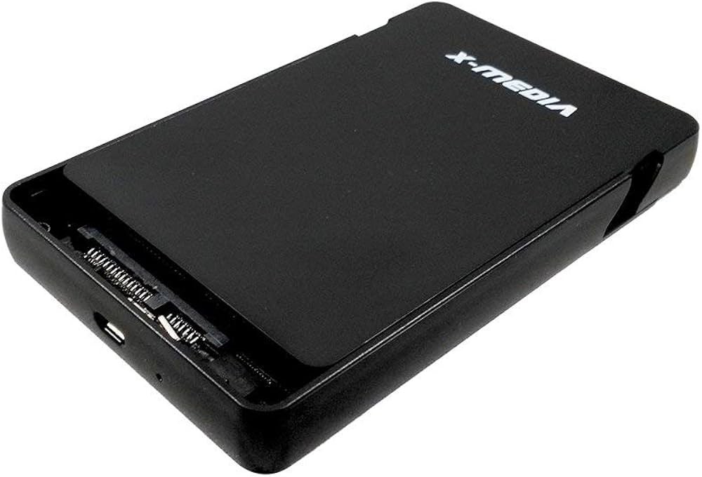 Imagen GABINETE 2.5 XMEDIA PARA DISCOS SATA, USB  2.0, NEGRO.
