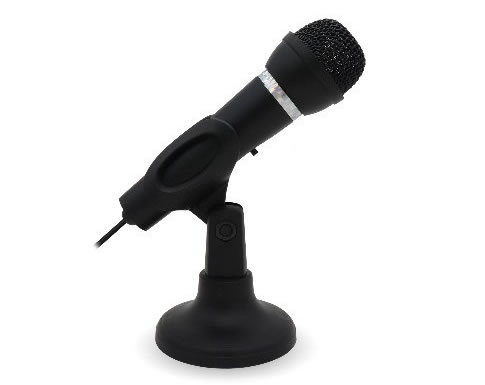 Imagen MICROFONO ALAMBRICO 3.5MM BROBOTIX MINI PARA PC 1.3M NEGRO