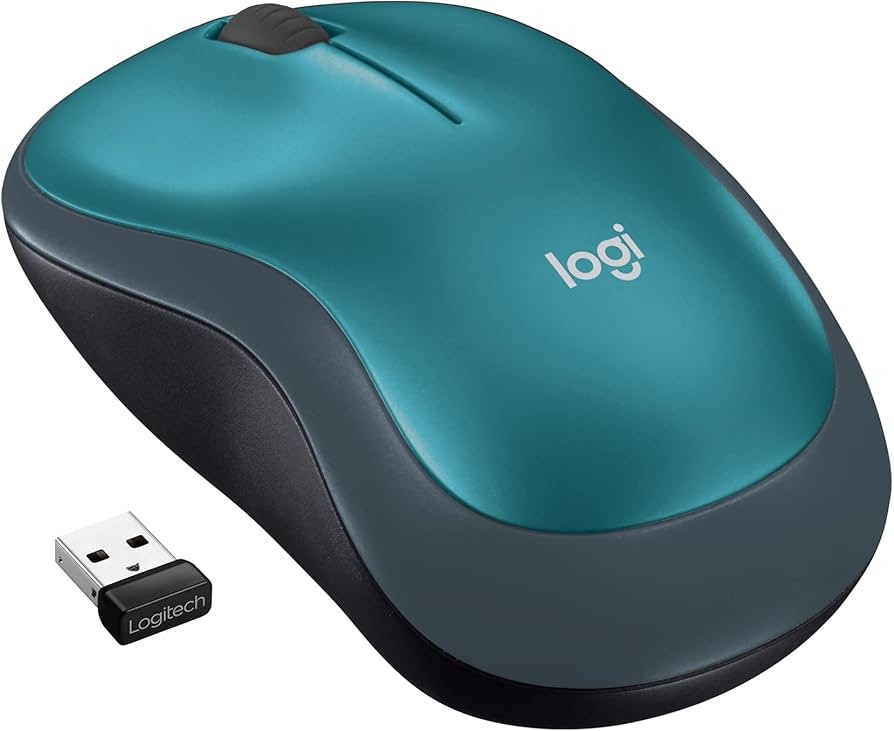 Imagen MOUSE LOGITECH M185, INALAMBRICO,  BATERIA AA, RECEPTOR USB,