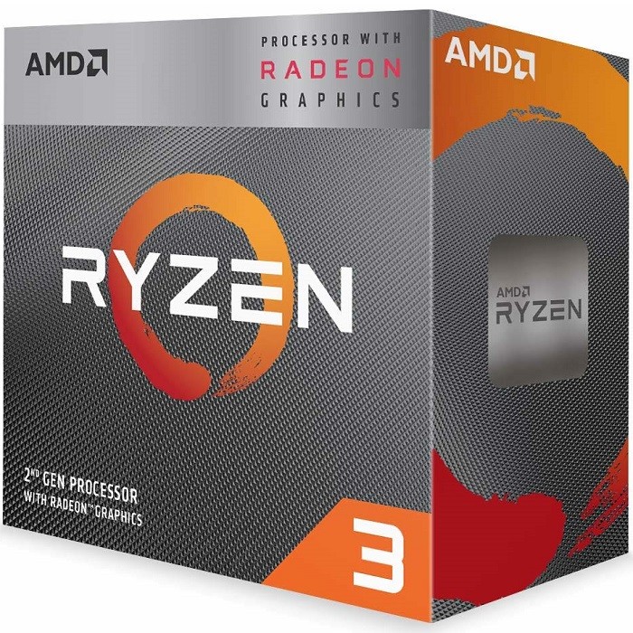 Imagen PROCESADOR AMD RYZEN 3 3200G AM4 3.6GHZ 6MB CACHE
